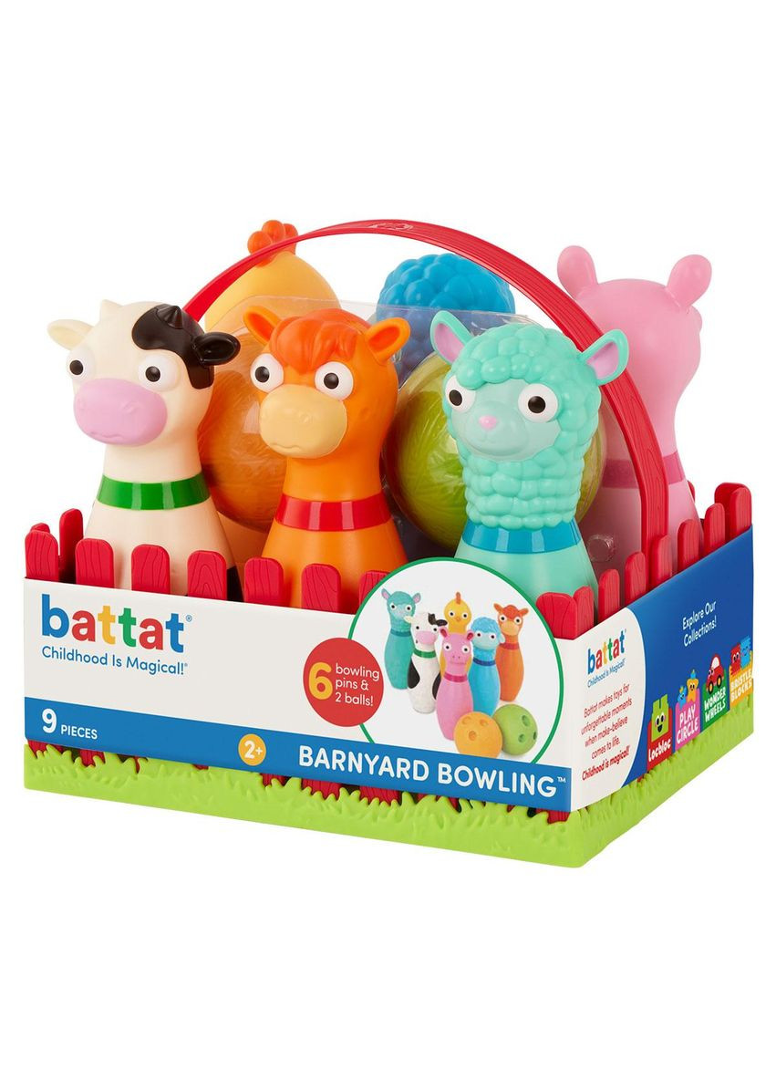 Игровой набор для боулинга Batat Веселая ферма (BT1802Z) Battat (363261875)