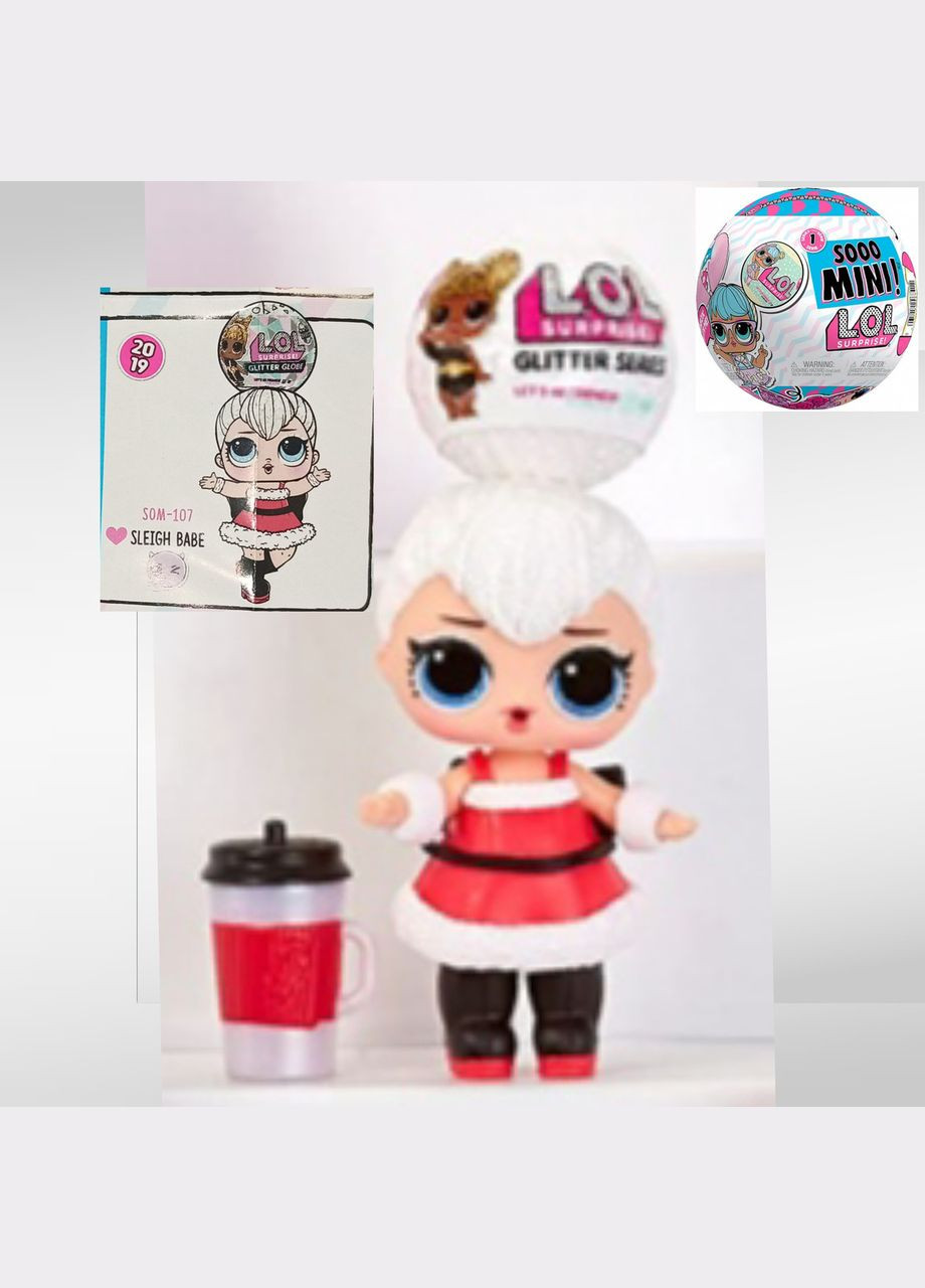 Игровой набор Lol SURPRISE! Sleigh babe. с куклой серии Sooo Mini Крошки 588412 кукла лол color change glitter L.O.L. Surprise! (323480753)
