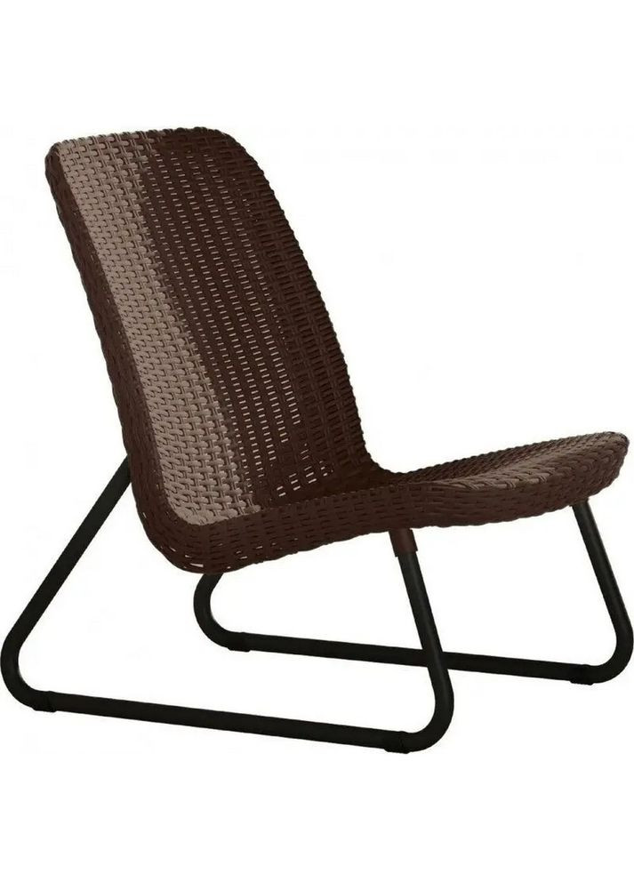 Комплект садових меблів Rio patio set 2 крісла +1 стіл коричневий 211426 Keter (317304099)