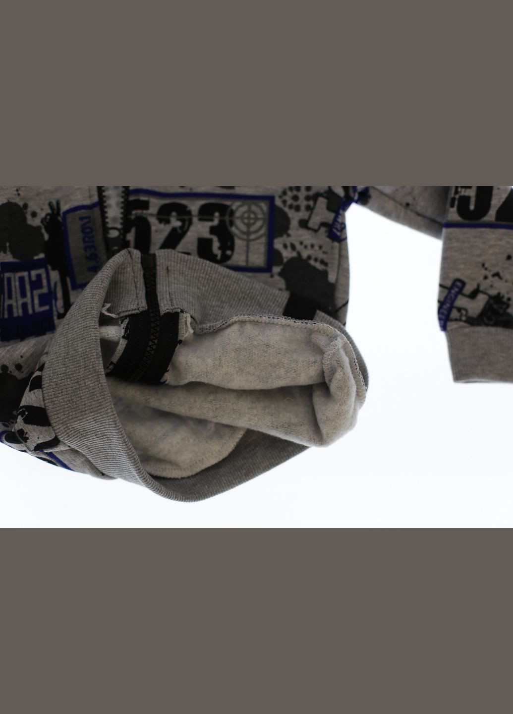 Костюм на флисе для мальчика трикотажный МС серый 110 см (34485) BABYKROHA (297199257)