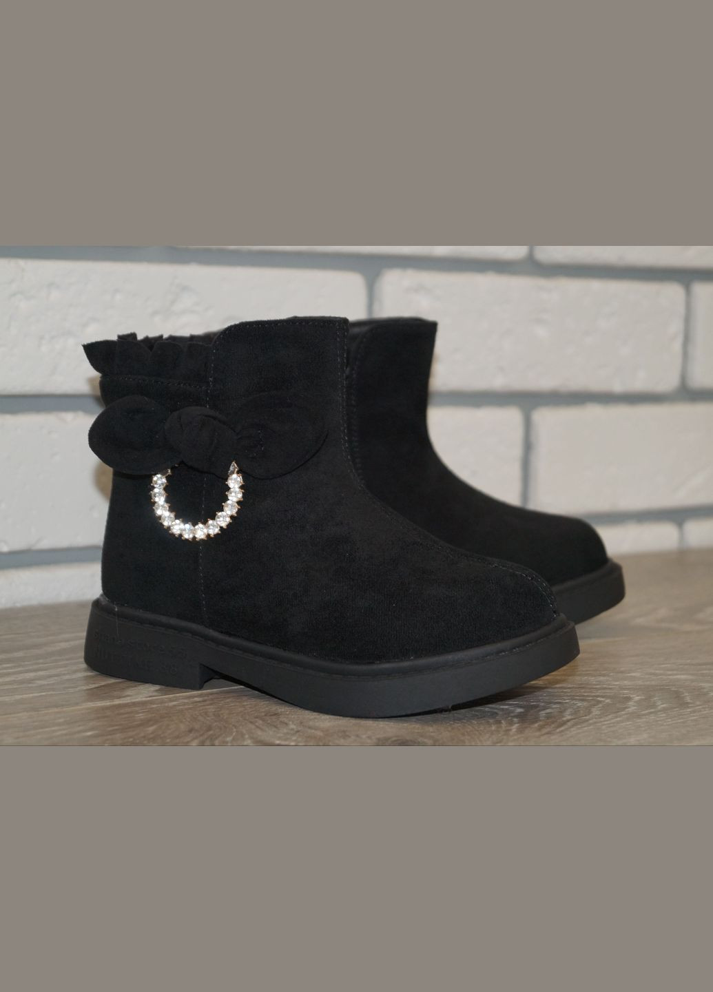 Черевики зимові для дівчинки чорні Lilin Shoes (301066753)