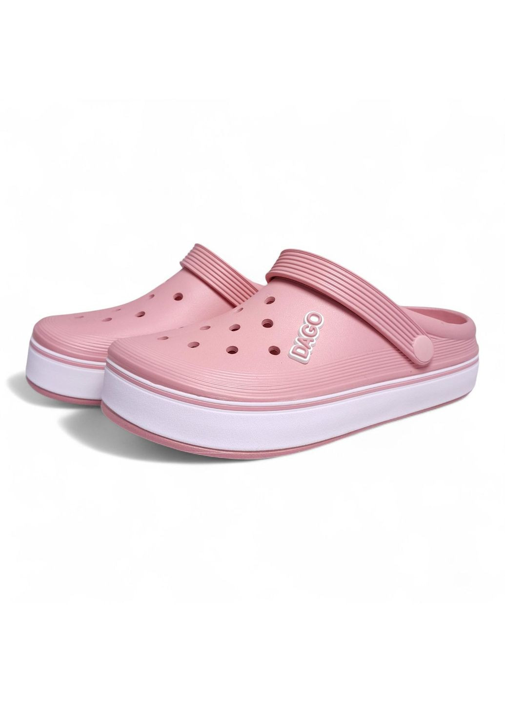 Пудровые кроксы женские style блакинти из eva-пены размер 40 (26 см) Dago