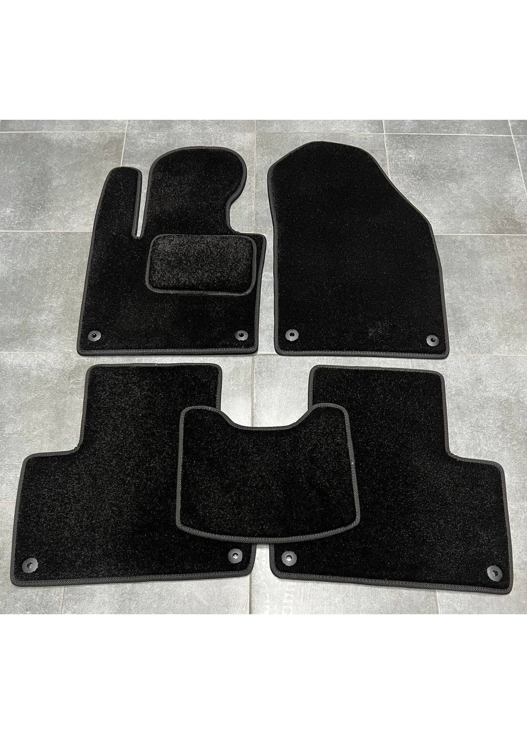 Ворсові преміум килимки в салон для Volvo () (14-20) Ворс ЛЮКС, Чорні Люкс XC90 (370770733)