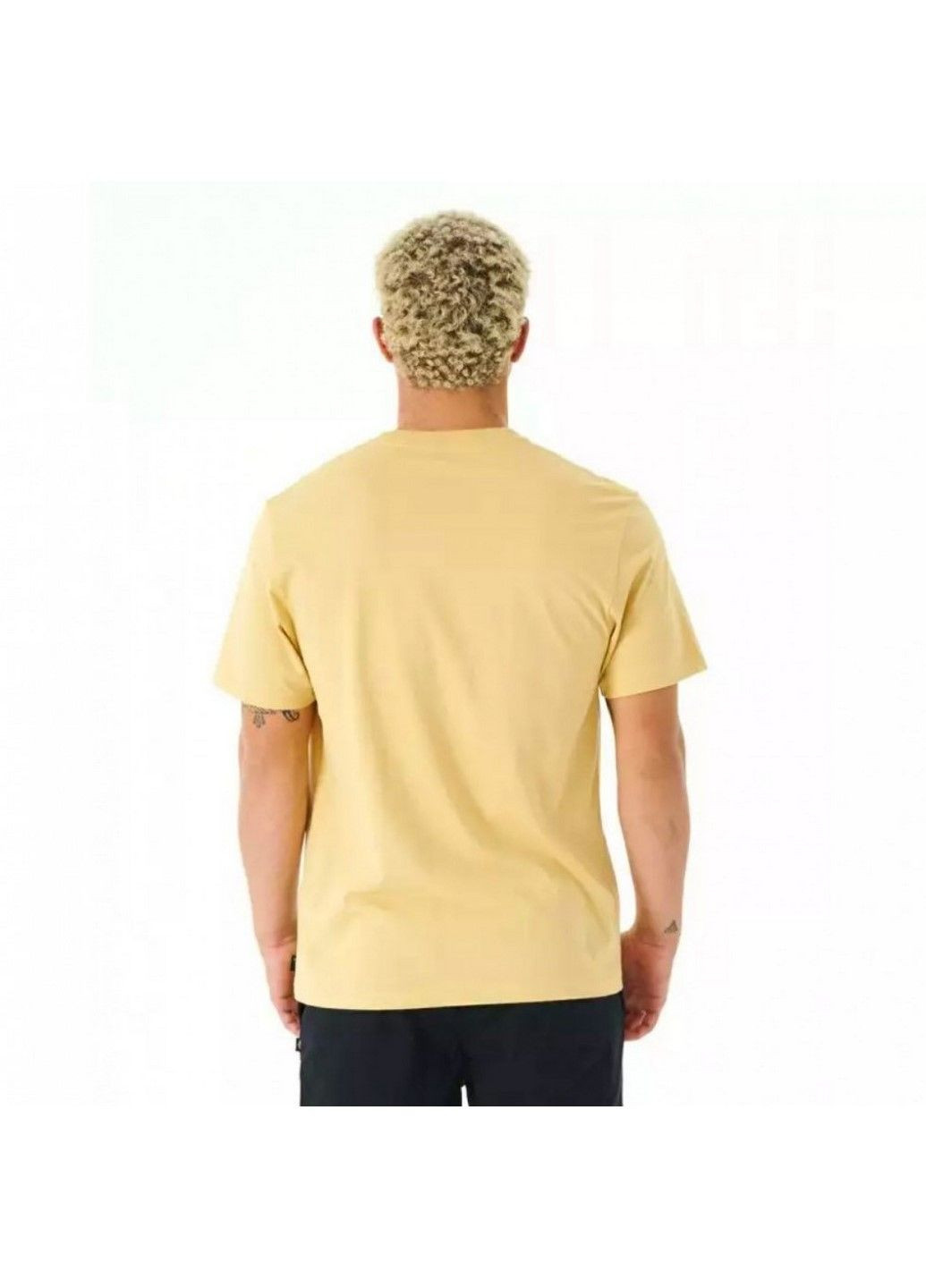 Желтая мужская футболка fill me up tee 03ymte-9746 Rip Curl