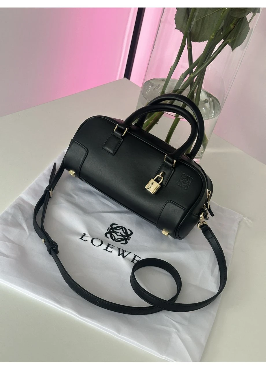 Сумка жіноча Amazona 23 Cropped Bag in Nappa Calfskin Black No Brand (355343237)