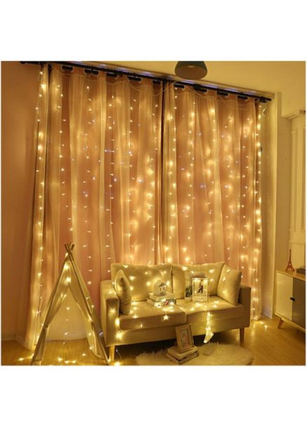 Гірлянда світлодіодна Штора "Водоспад" L200 теплий білий 2*2 м LTL (299711823)