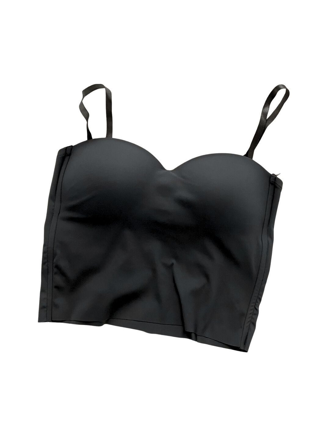 Топ майка женский Ice Silk на бретельках c уплотненными чашечками No Brand (369559508)