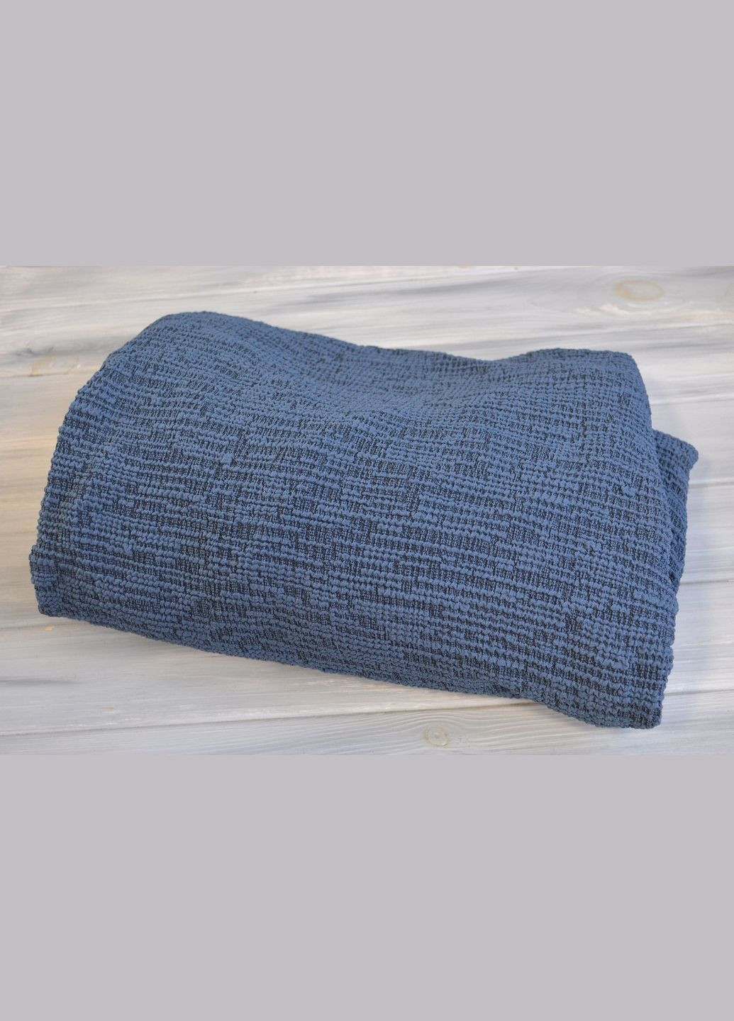 Жакардовий чохол на кутовий диван Rain без спідниці індіго Kayra (318382261)