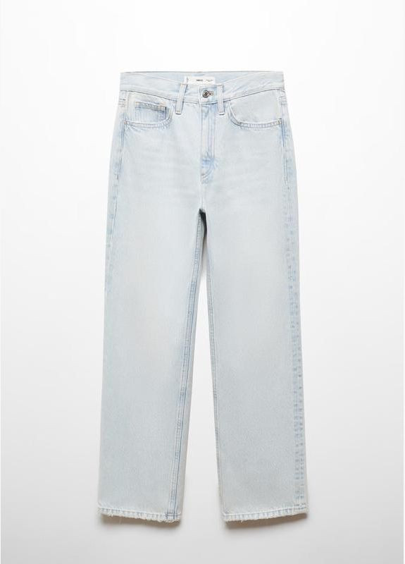Голубые прямые уровни джинсы Mango - (345643587)