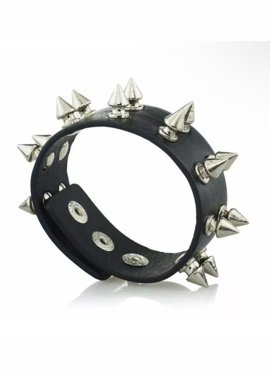 Кожаный браслет с шипами на руку, стильный, рок. CHI (358649461)