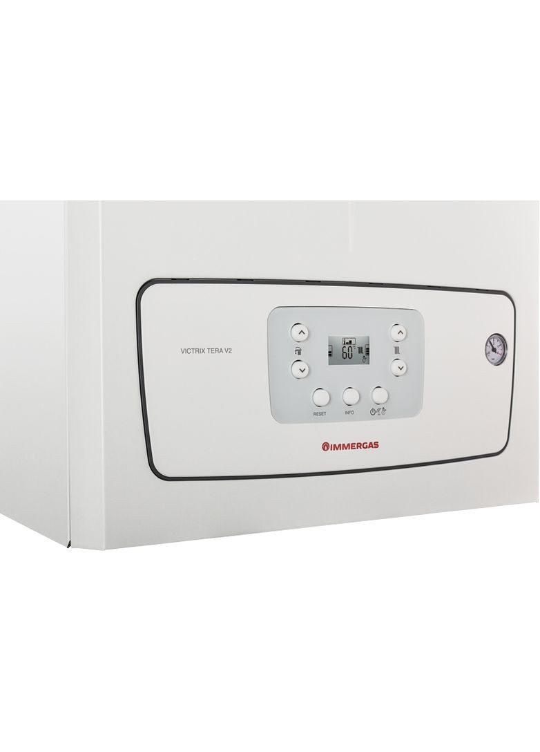 Котел газовий конденсаційний Victrix Tera V2 28 EU конденсаційний двоконтурний 24/28кВт Immergas (360402130)