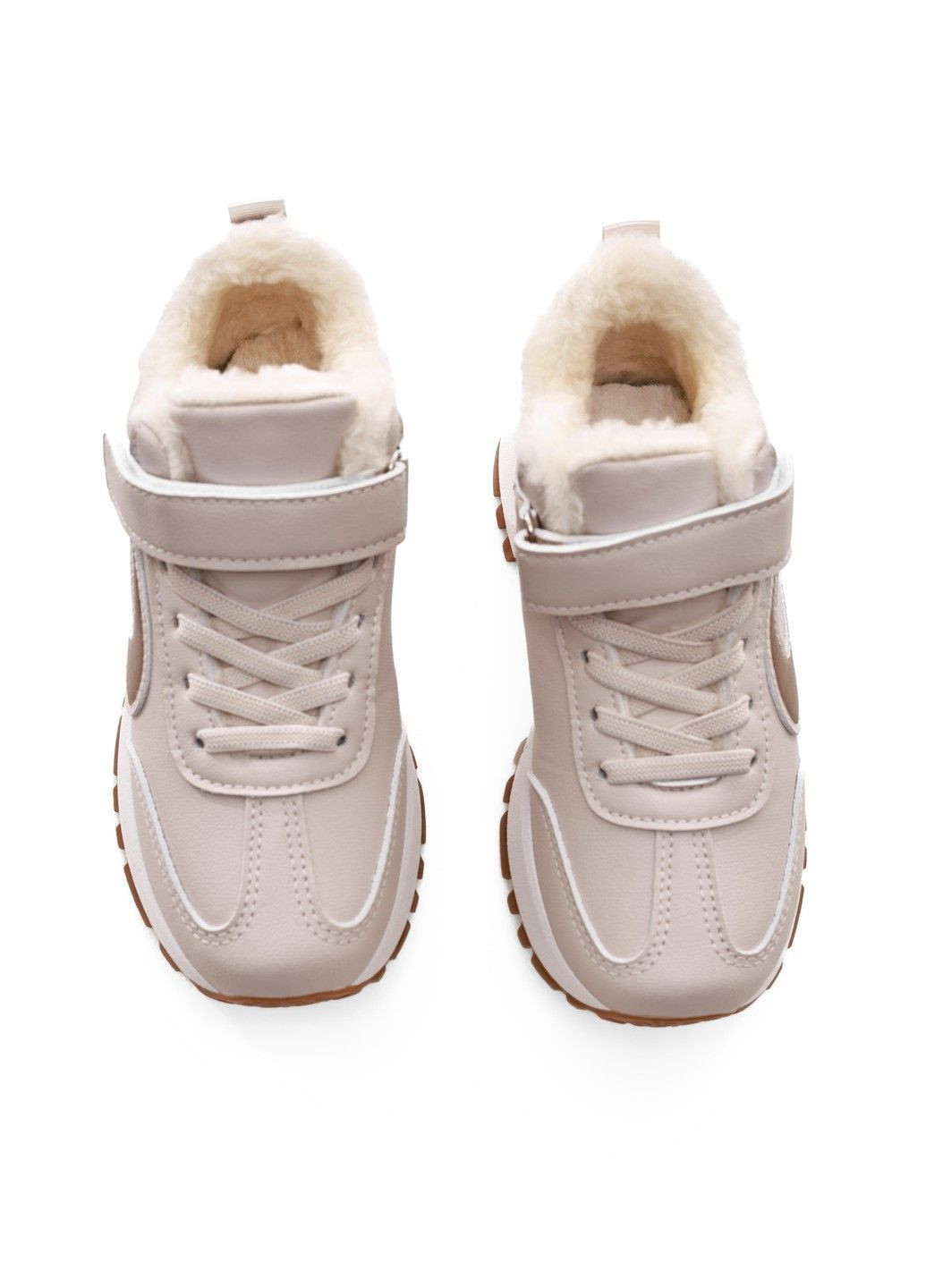 Молочные кроссовки для девочки подростка No Brand