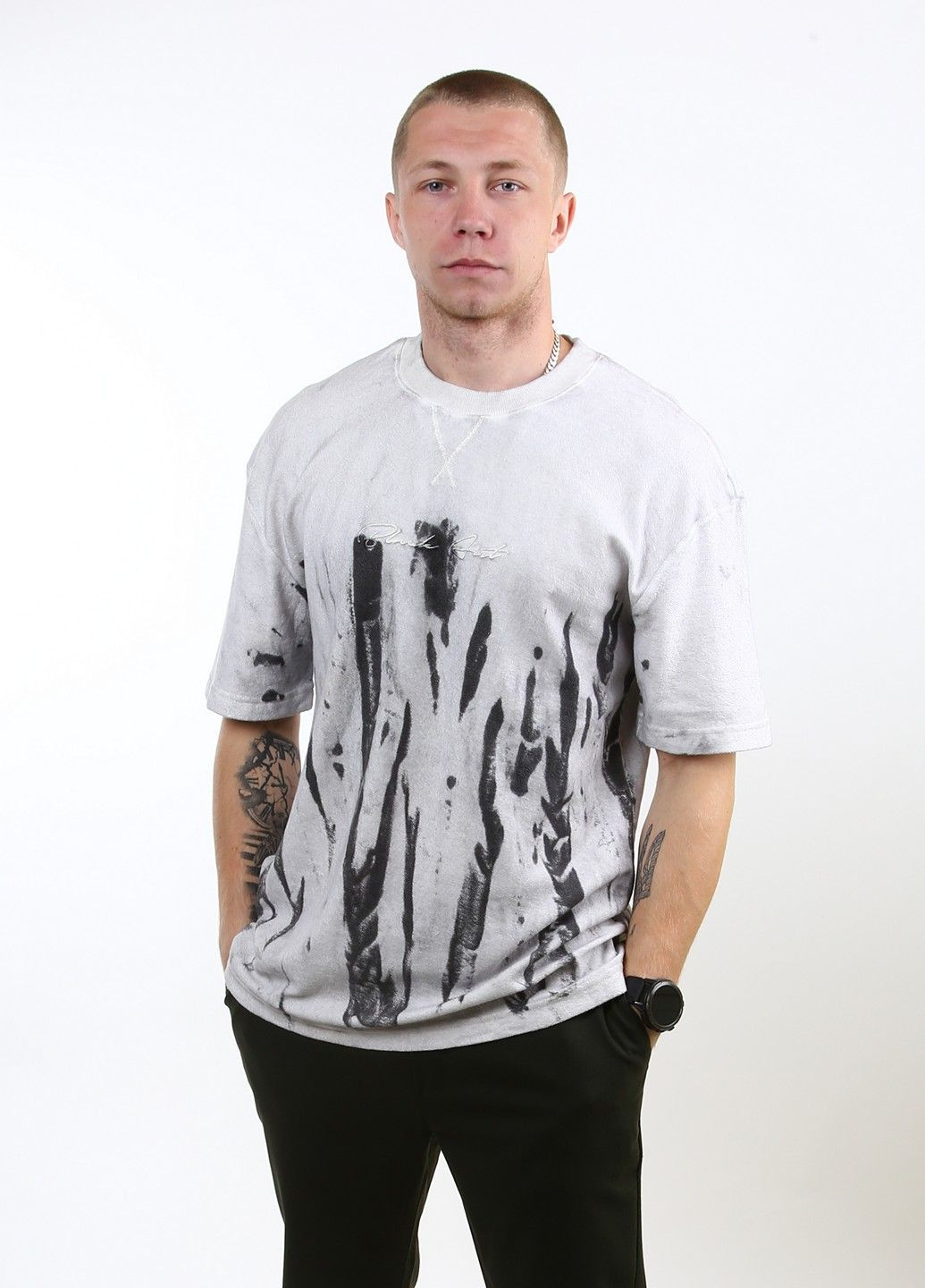 Светло-серая футболка Mtp