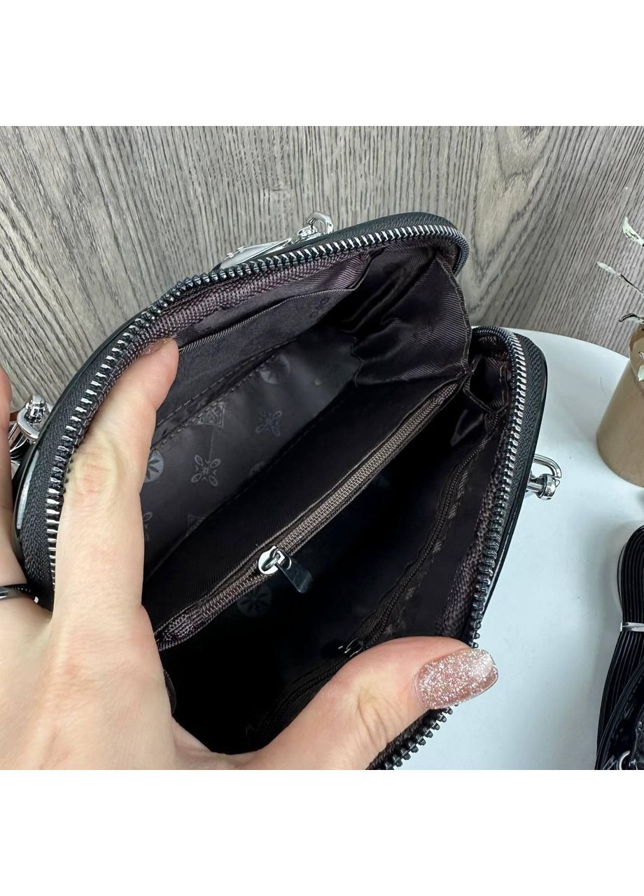 Модний жіночий рюкзак бананка темно-синій зі штучної міської шкіри для повсякденного використання сумка-рюкзак ProDobro 1 (363136355)