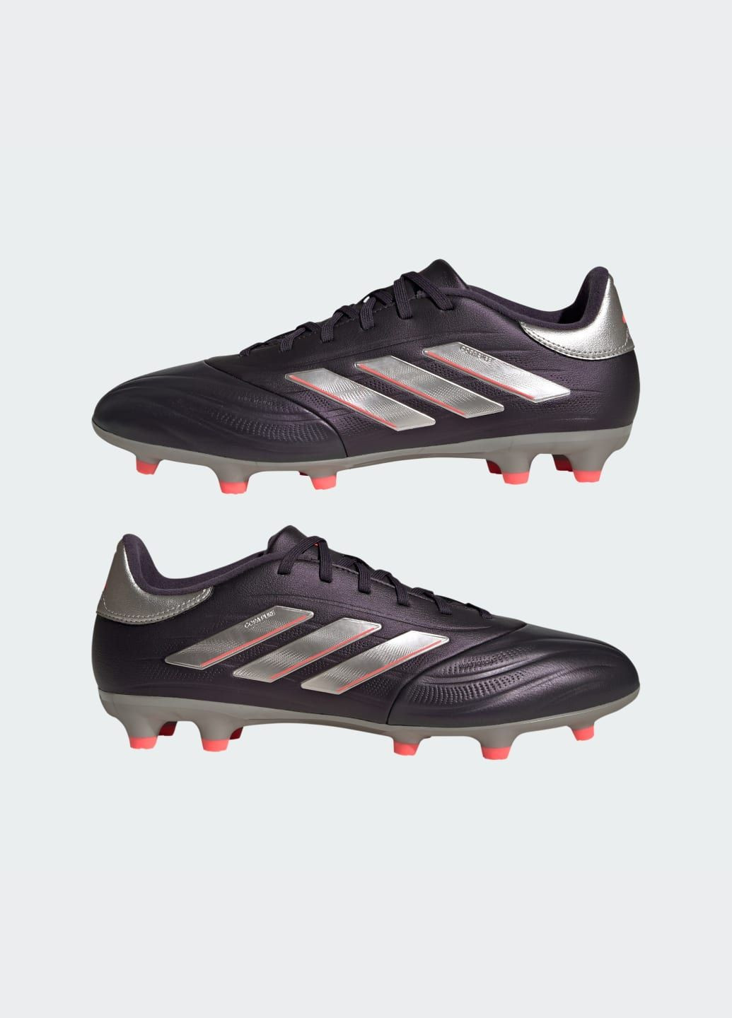 Фиолетовые летние футбольные бутсы copa pure 2 league firm ground adidas