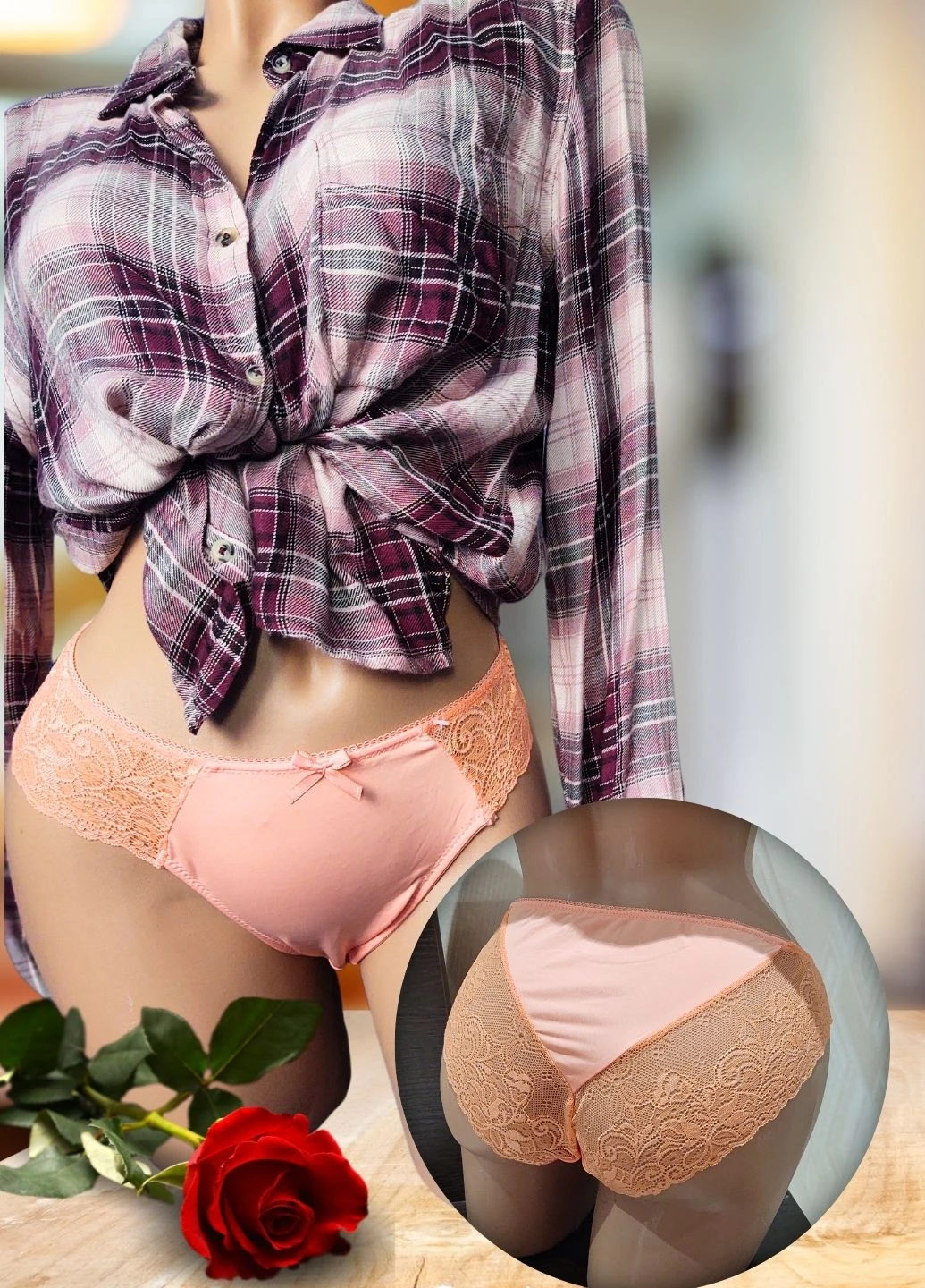 Жіночі трусики Zeeman з мереживом FS (308792251)