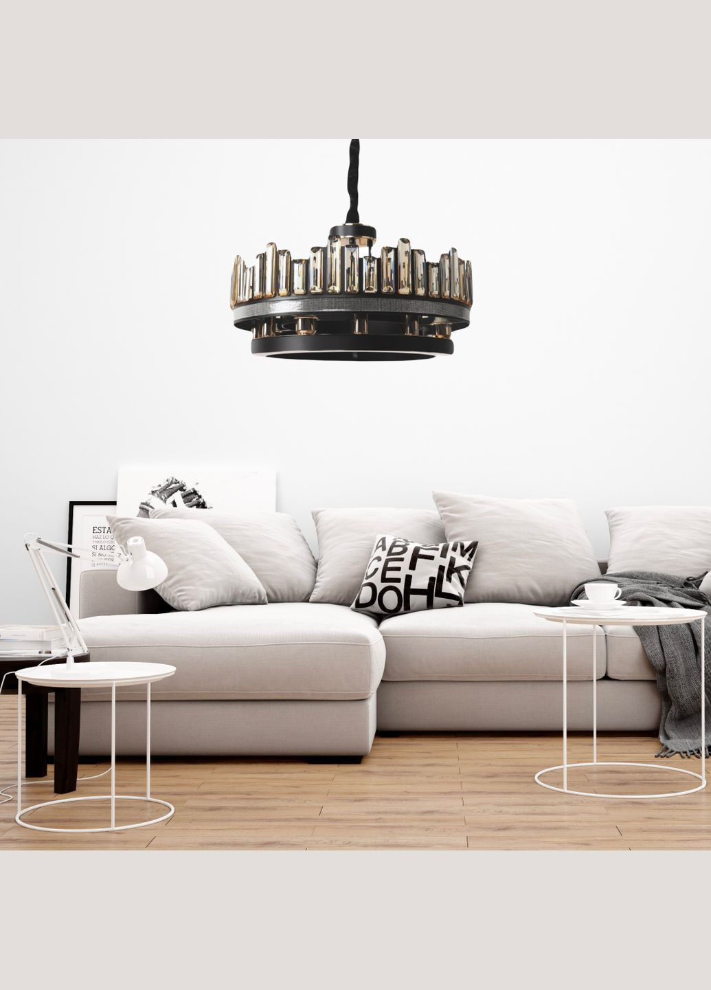 Люстра кришталева 19808-12на 12 лампочок Sirius (269792579)