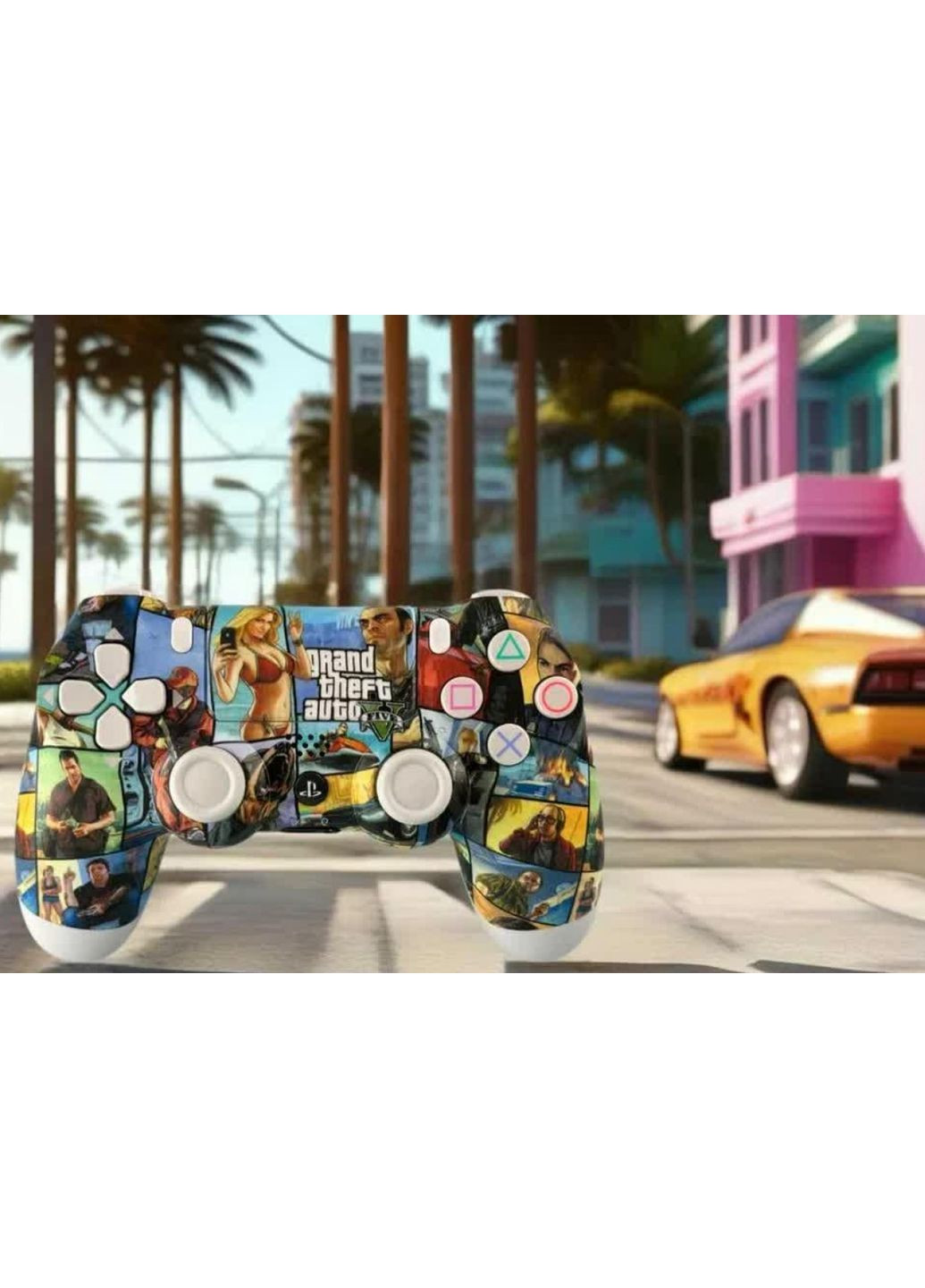 Бездротовий ігровий контролер Motor Vibration Grand Theft Auto для PS4/PC (2104618743) Double (367056659)