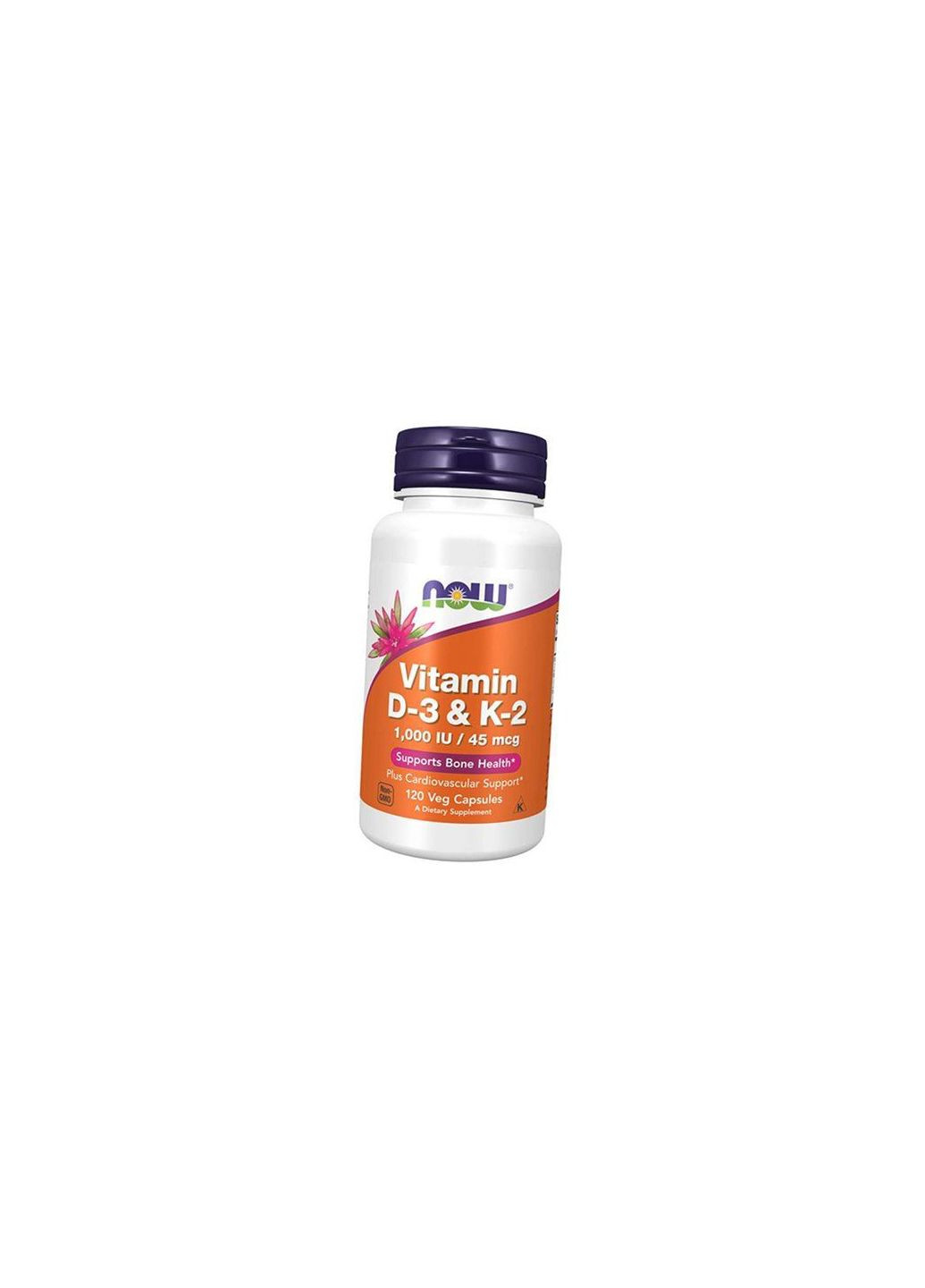 Вітамін Д3 К2, Vitamin D3 & K-2, 120вегкапс (36128048) Now Foods (293257163)