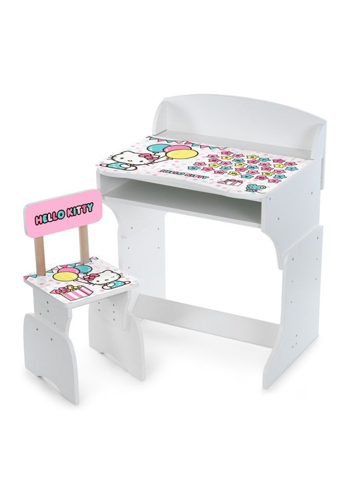 Детская парта M 301-1 дерево со стулом регулируемая для детей от 5 лет. Bambi (368759807)