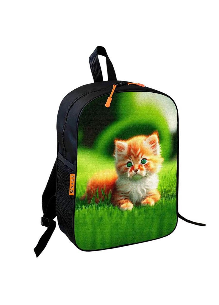 Рюкзак школьный детский 36х27см с котиком, принтом котенка для мальчика/девочки (0681) (1329409) Brand (373264894)