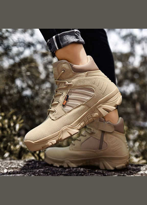 Тактические ботинки 6675 Sand Khaki размер 42 мужские армейские tactical Lesko (326807080)