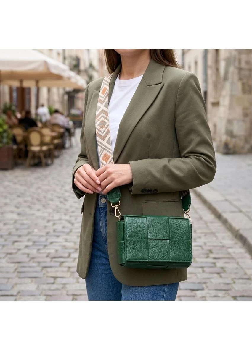 Компактна вечірня сумка для жінок з палітурками з натуральної шкіри Vintage 22312 Зелена Karya (326788524)