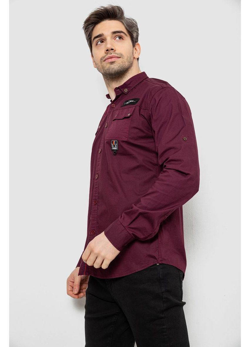 Бордовая рубашка Ager
