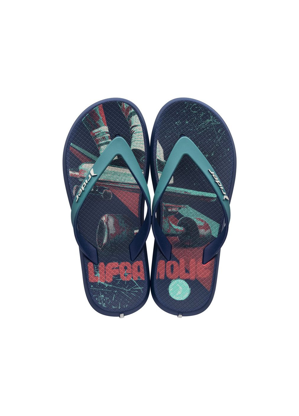 Синие мужские вьетнамки Rider