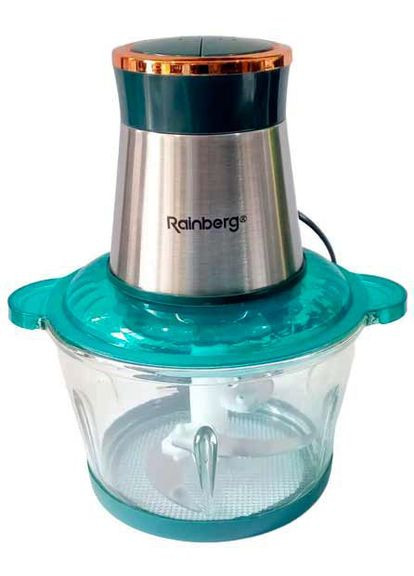 Подрібнювач кухонний RB-2201 блендер зі скляною чашею чоппер 2 л 1300 Вт Rainberg (297331528)