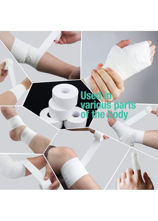 Тейп жесткий, неэластичный, спортивный, красный, 5 см х 9,14 м No Brand (362961152)