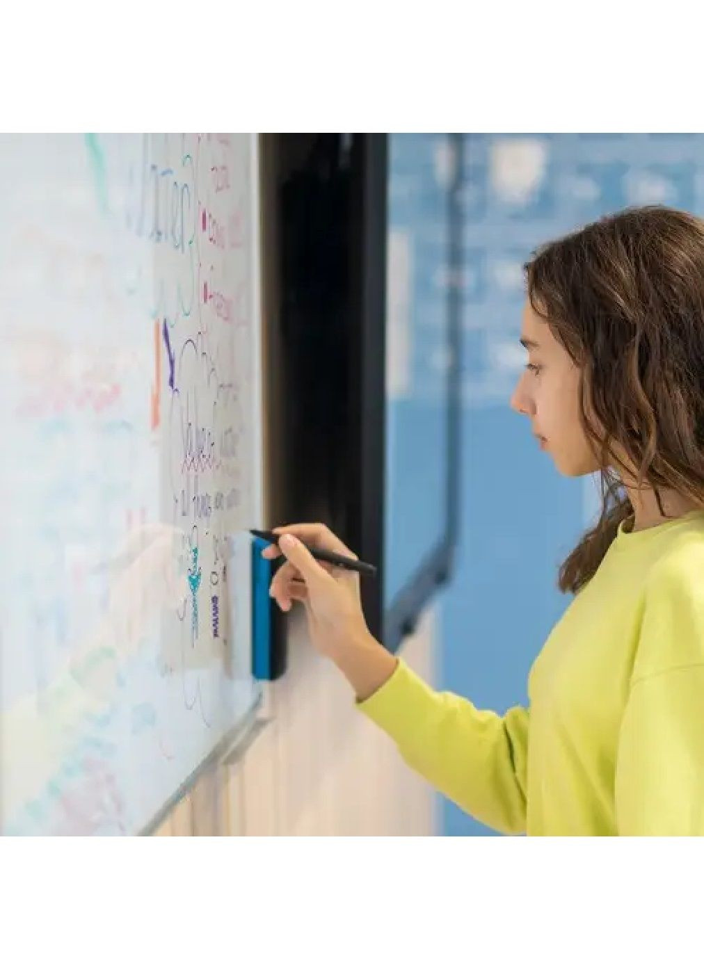 Маркерна магнітна дошка фліпчарт для записів з маркерами магнітами губкою для стирання написів 60х90 см (478027-Prob) Unbranded (301731445)