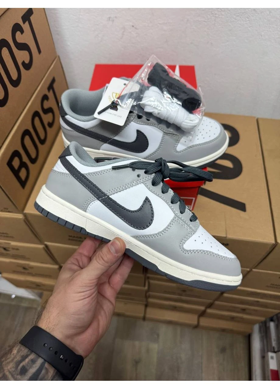 КРОССОВКИ ЖЕНСКИЕ NIKE SB DUNK LOW GREY BLACK НАЙК СБ ДАНК ЧЕРНЫЕ No Brand чёрные демисезоны (390651800)