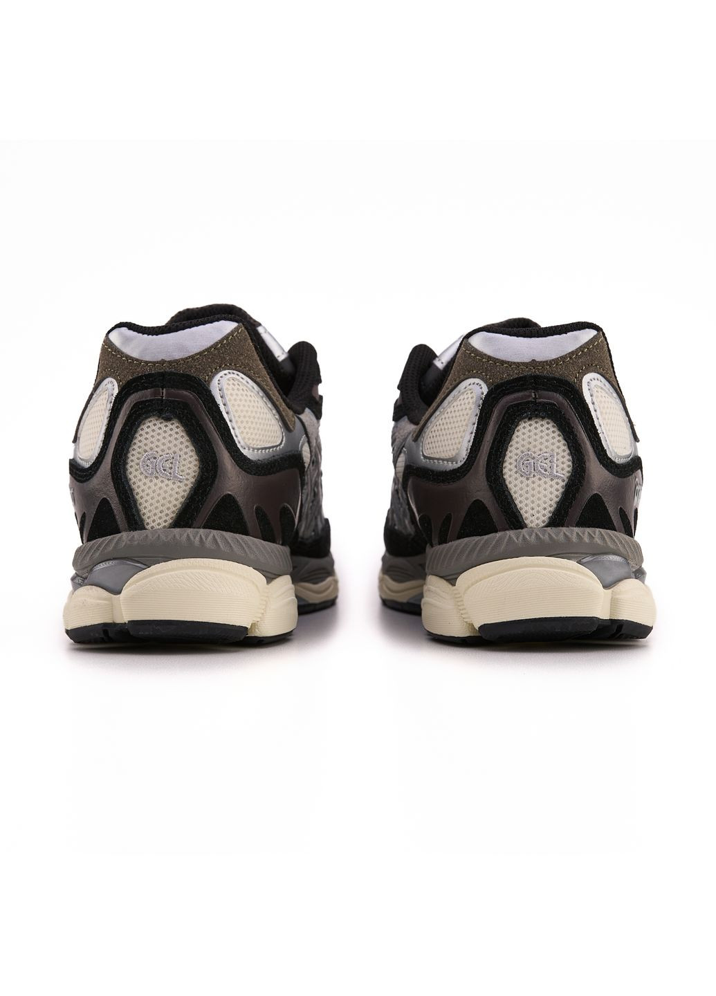 КРОСІВКИ ЖІНОЧІ ASICS GEL-NYC BLACK BROWN GREY АСІКС ГЕЛЬ НЮК No Brand сірі демісезони (368870028)