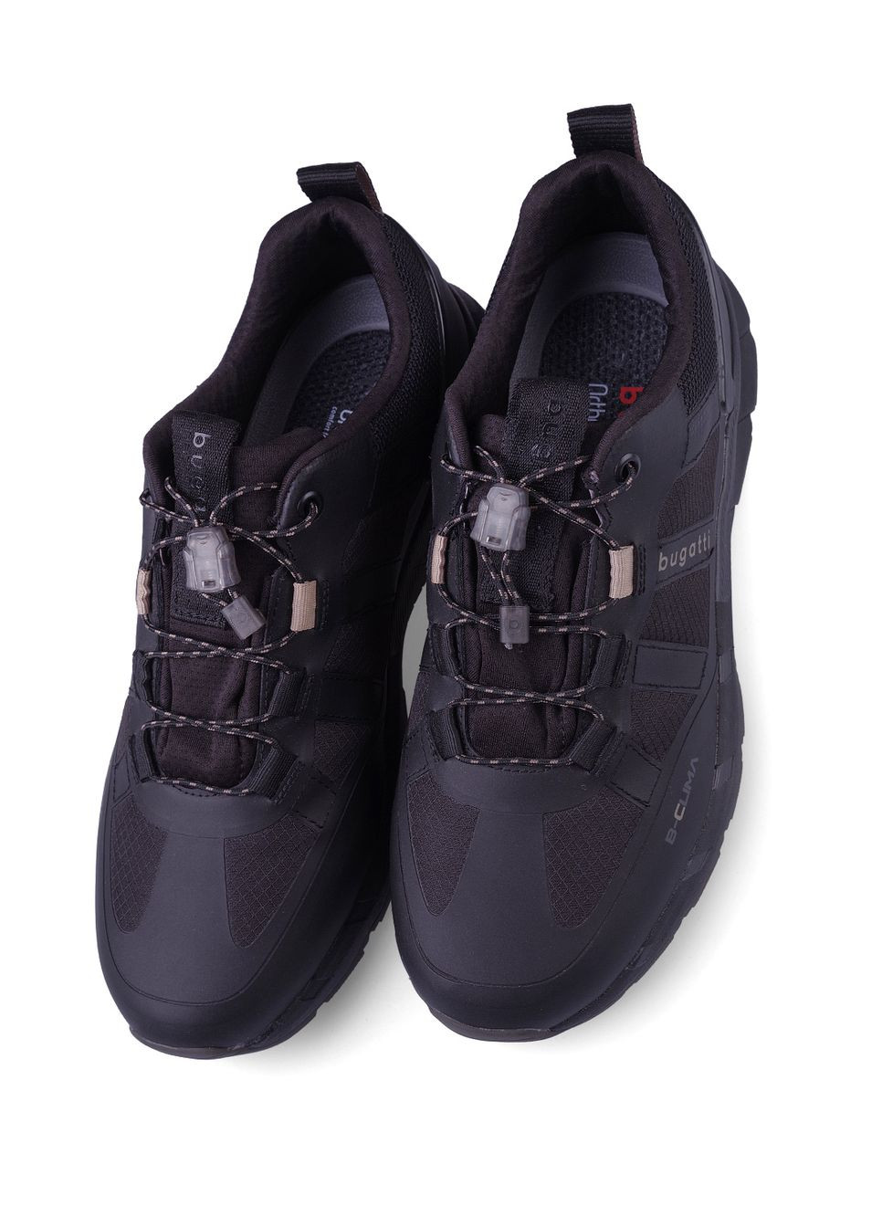 Черные кроссовки мужские Bugatti