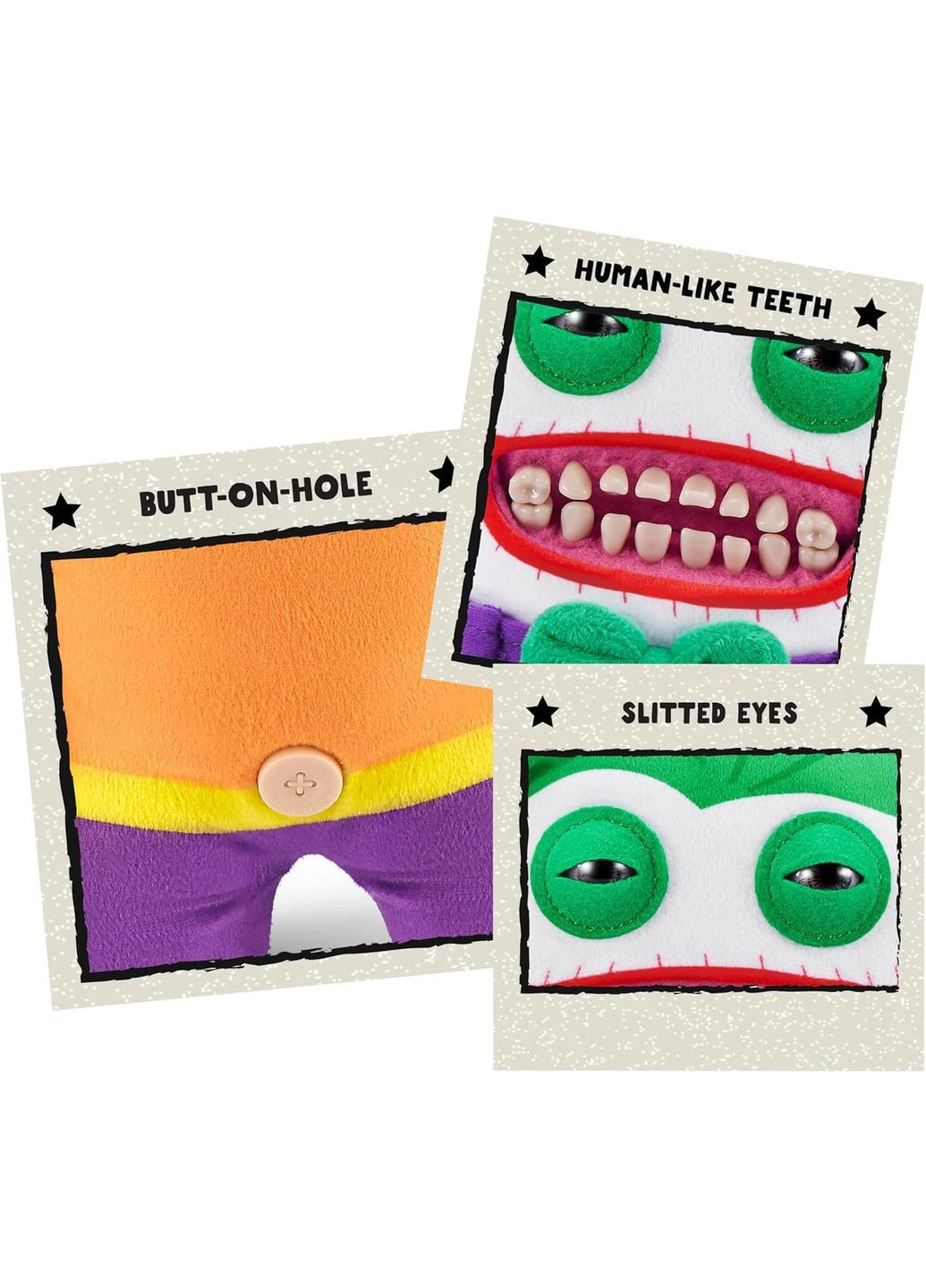 Мягкая плюшевая игрушка Фуглер Джокер 23 см Fuggler Funny Ugly Monster Plush Joker by Zuru (365251773)