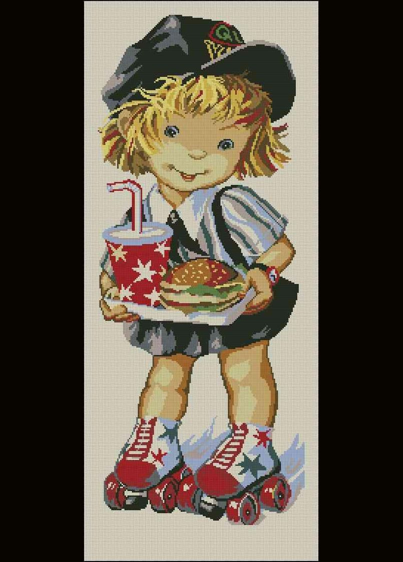 Набор для вышивки крестиком. Размер: 60*25 см. На роликах. Лоскуток (315362441)