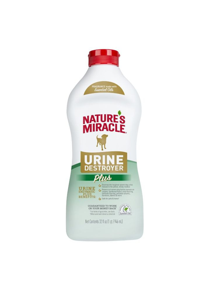 Спрей для видалення плям та запахів від сечі собак Miracle Urine Destroyer, 946 мл Nature's (293408366)