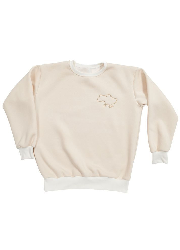 Світло-бежева світшот утеплений з вишивкою, р.m, ecru, беж світлий () Twins W-202-ST-M-202