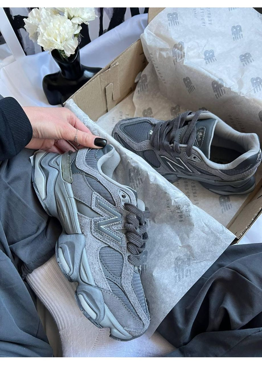 КРОССОВКИ ЖЕНСКИЕ NEW BALANCE 9060 VINTAGE НЬЮ БЕЛАНС 9060 No Brand комбинированные демисезоны (369393503)