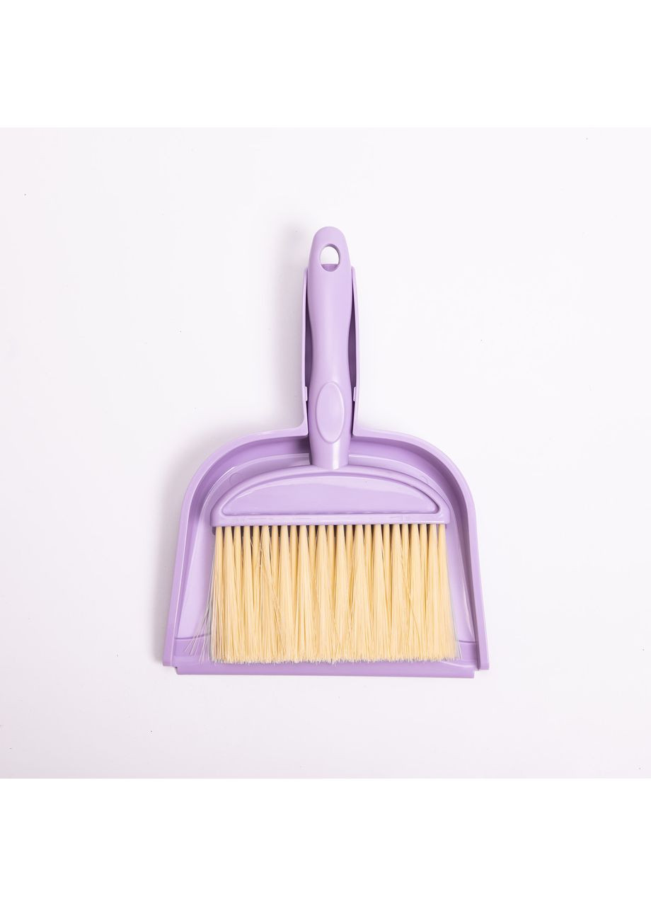 Щітка з совком для підлоги та твердих поверхонь, міцний пластиковий набір із щільним приляганням Фіолетова HP-35015-34V Household (372155167)