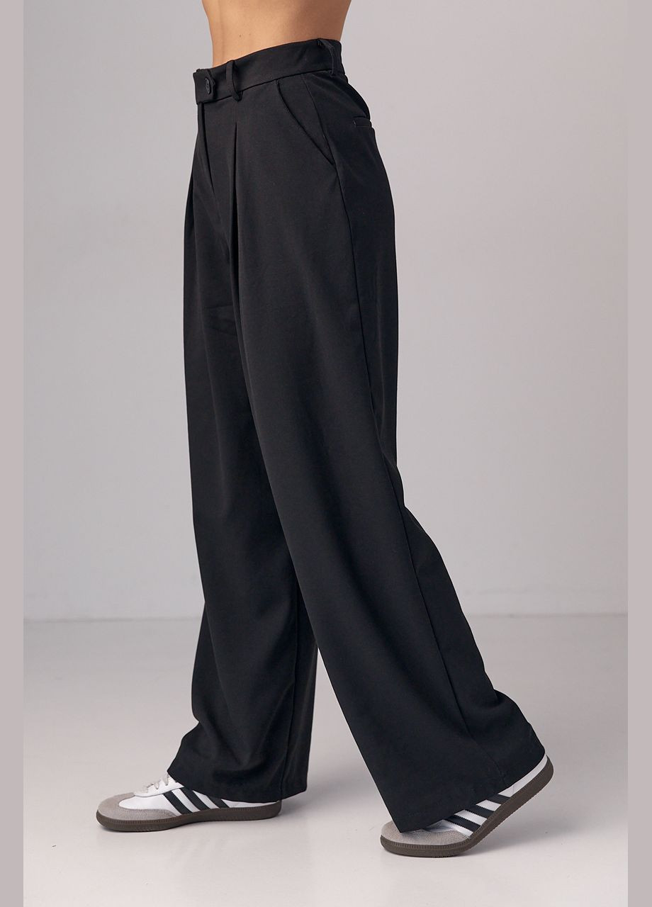 Жіночі класичні штани зі складками Lurex (290663650)