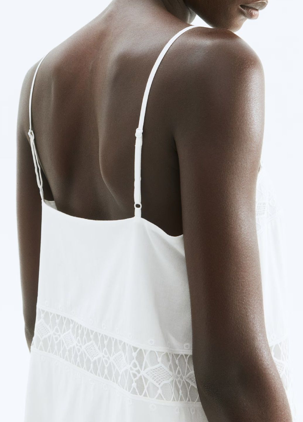 Білий кежуал сукня H&M з орнаментом