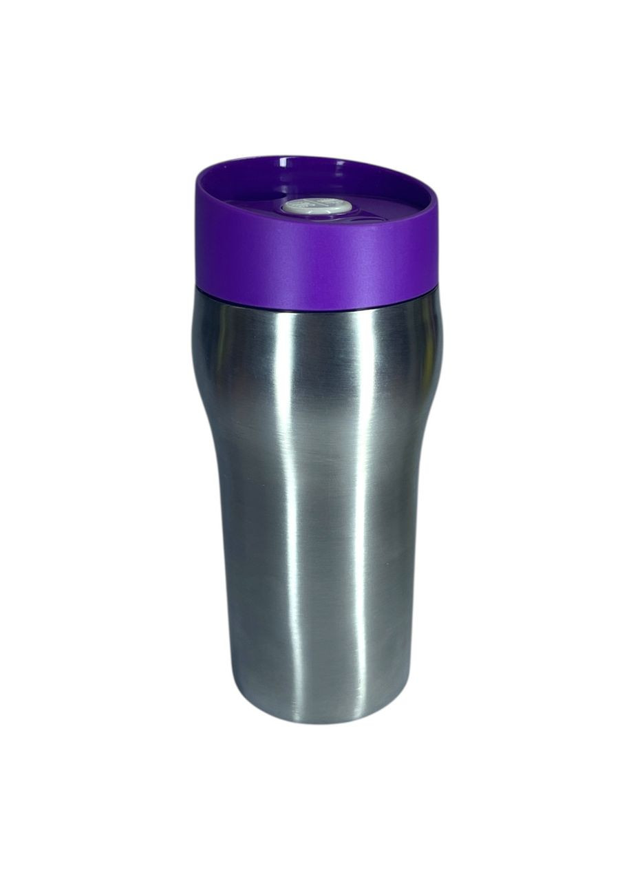 Термочашка с крышкой и кнопочным механизмом T12, Purple VHG (360771931)