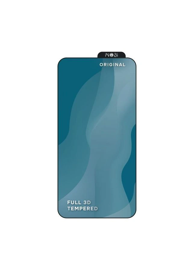 Захисне скло Original 3D for iPhone 15 Pro Чорний iNobi (389471971)