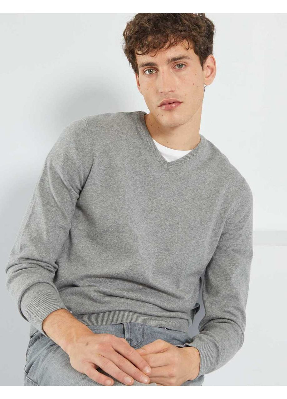 Сірий пуловер демісезон,сірий, Kiabi