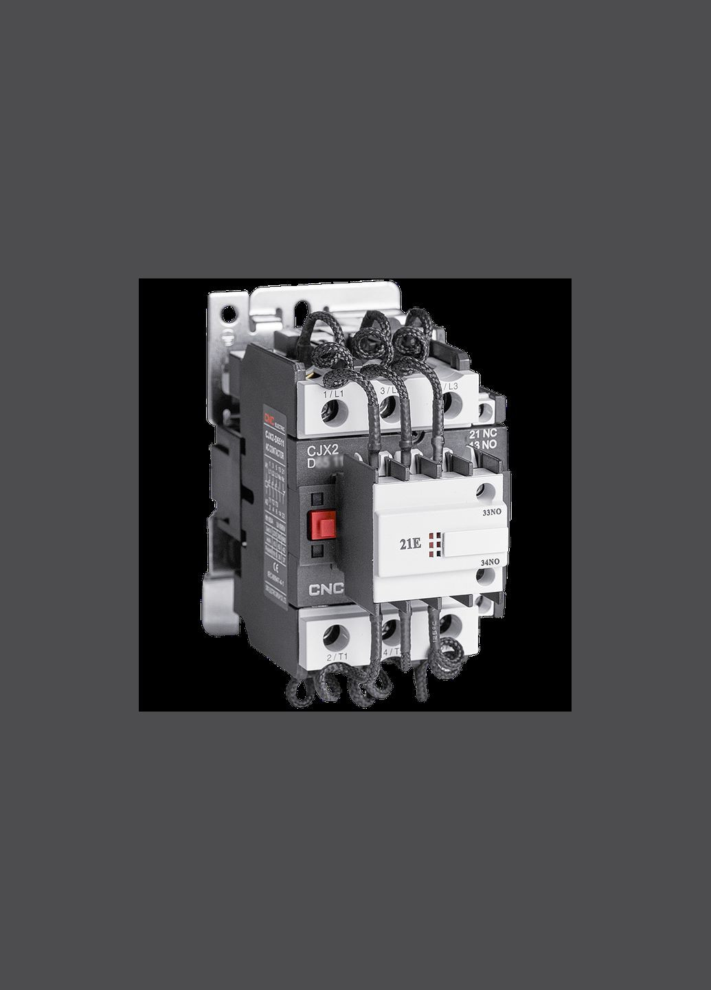 Контактор для конденсаторов 6кВАр 12A 400В 3NO [Б00035601] CJ19C-D1211 CNC (344535123)