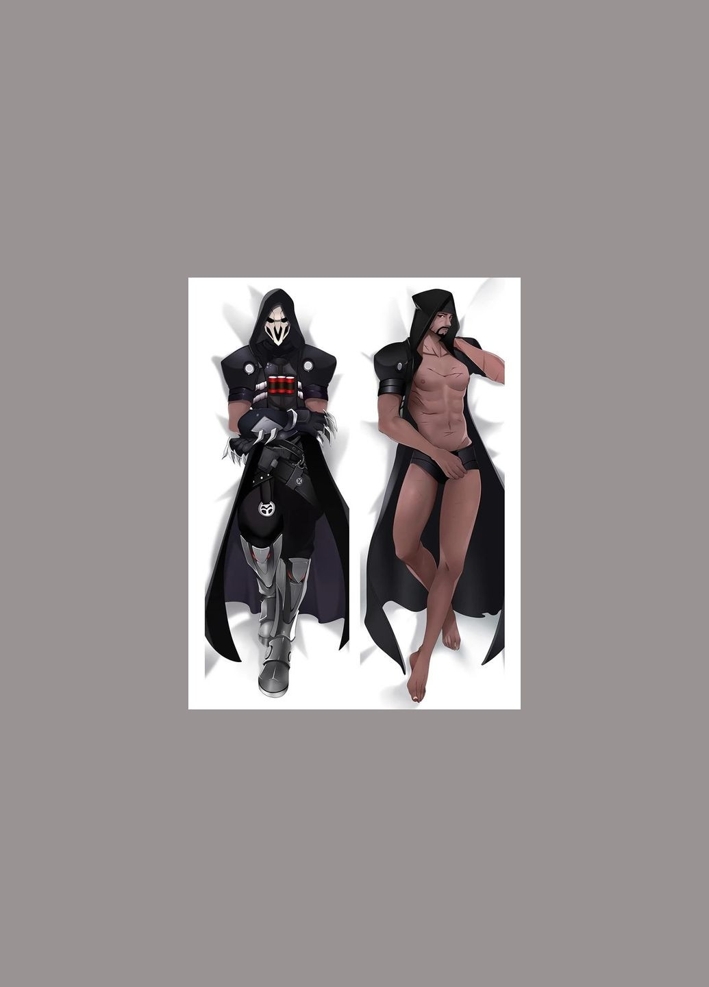 Дакимакура 150х50 см Жнец Overwatch Подушка с наволочкой двусторонняя Viva (346056474)