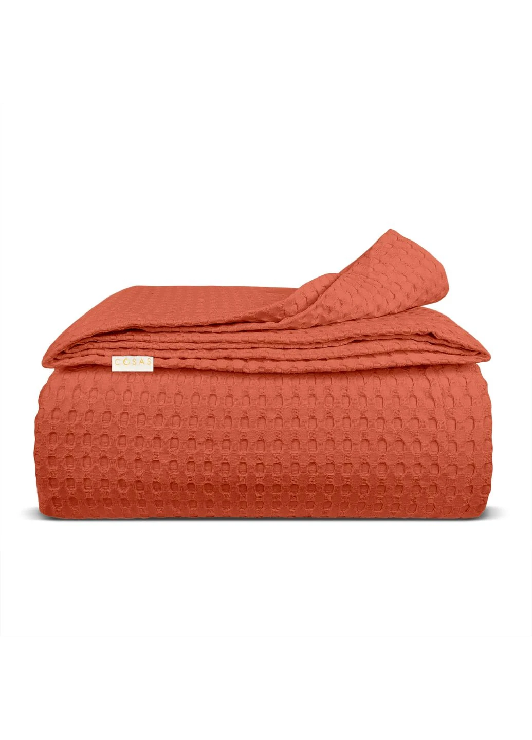 Плед покрывало 200х220 Rust Waffle Weave (4822052440070) Cosas (393211280)