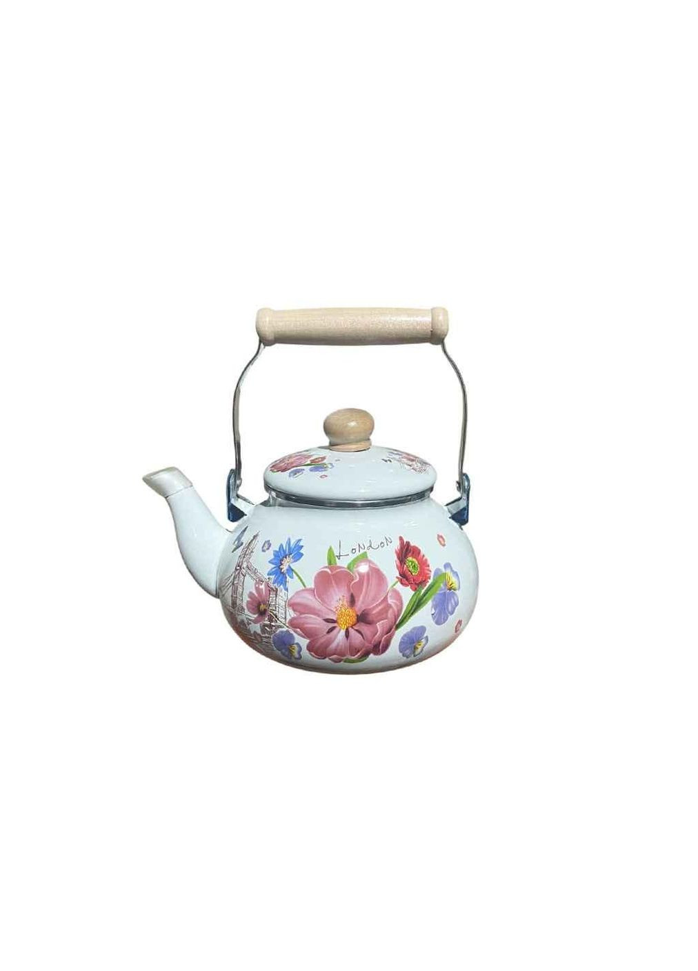Чайник 2,5л емальований London EB-12603 ТМ Edenberg (342126568)